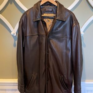 Marc New York Men’s XL brown leather jacket.